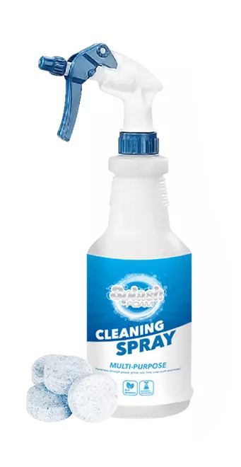 Splash Foam Spray, Splash Foam Spray All Purpose Cleaner, Splash Foam Spray  Tablets & Spray Bottle Oven Cleaner, For Grease Removal (1PCS)